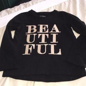 MUST BUNDLE | ‘BEAUTIFUL’ GIRLS SEQUINED TOP